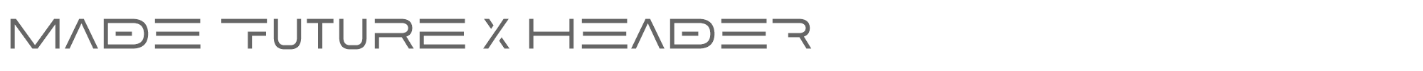MADE Future X Header MADE Future X HEADER Regular PERSONAL USE.otf font preview